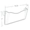 Azar Displays Grey/Smoke, Injection Molded High-Grade Polystyrene Acrylic, 3 in W, 13.5 in L, 7 in D 250055-SMK - alternate 3